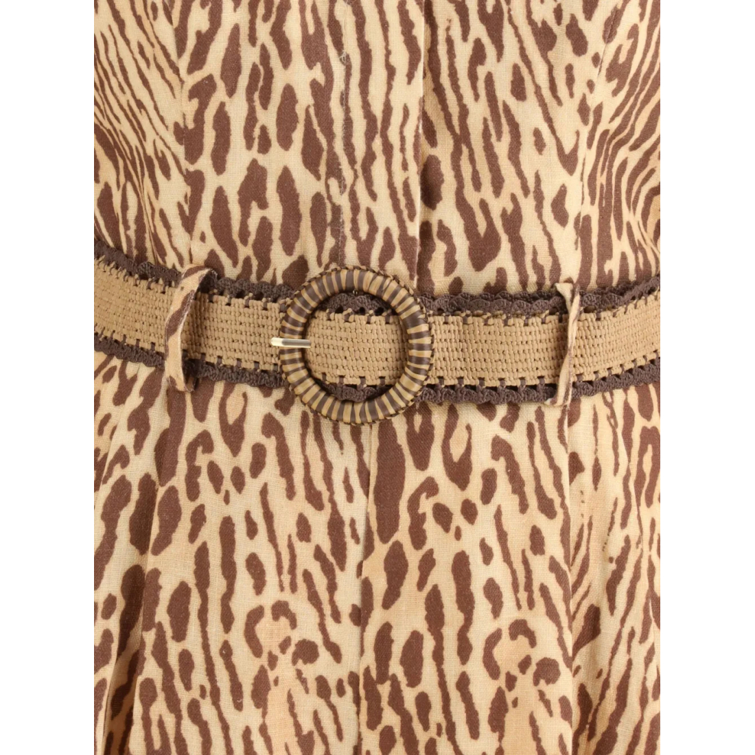 Women's 'Halterneck Leopard-Print' Mini Dress