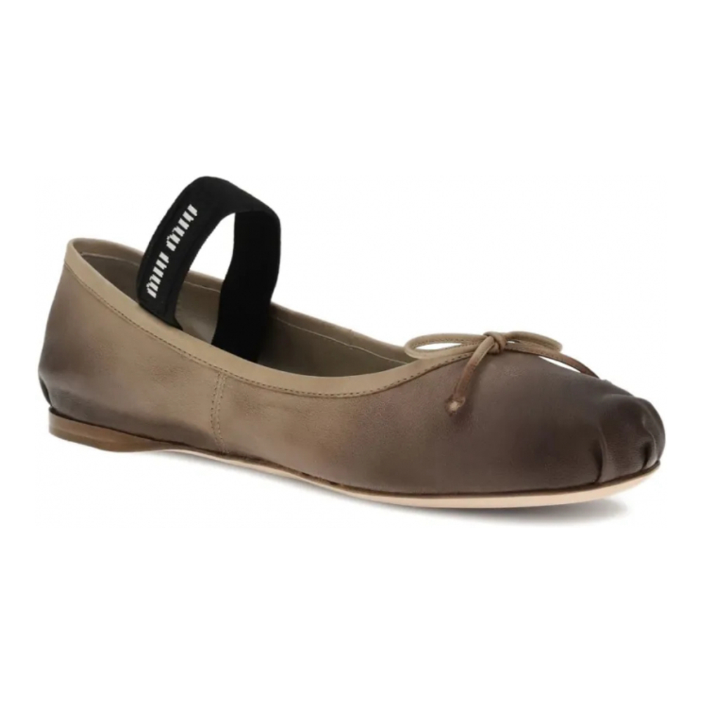 Women's 'Logo-Strap' Ballerinas
