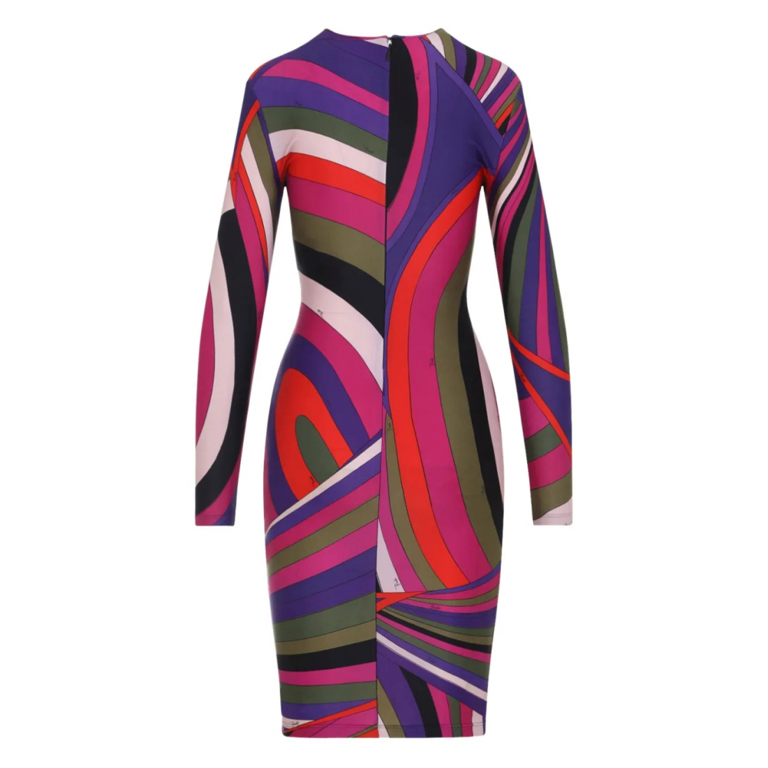 Robe à manches longues 'Long-Sleeve Swirl-Pattern' pour Femmes