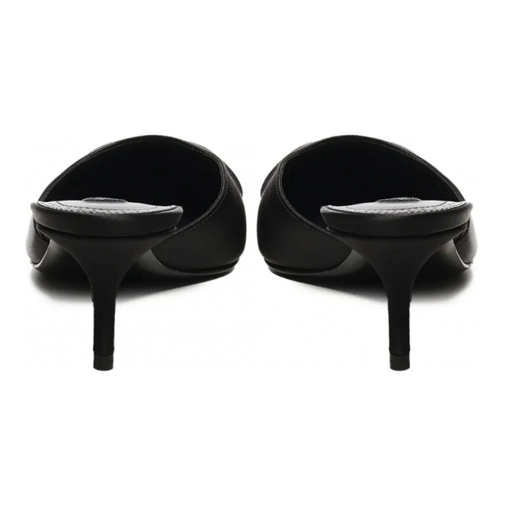 Women's 'Le Coeur Satin Cut-Out' Mules