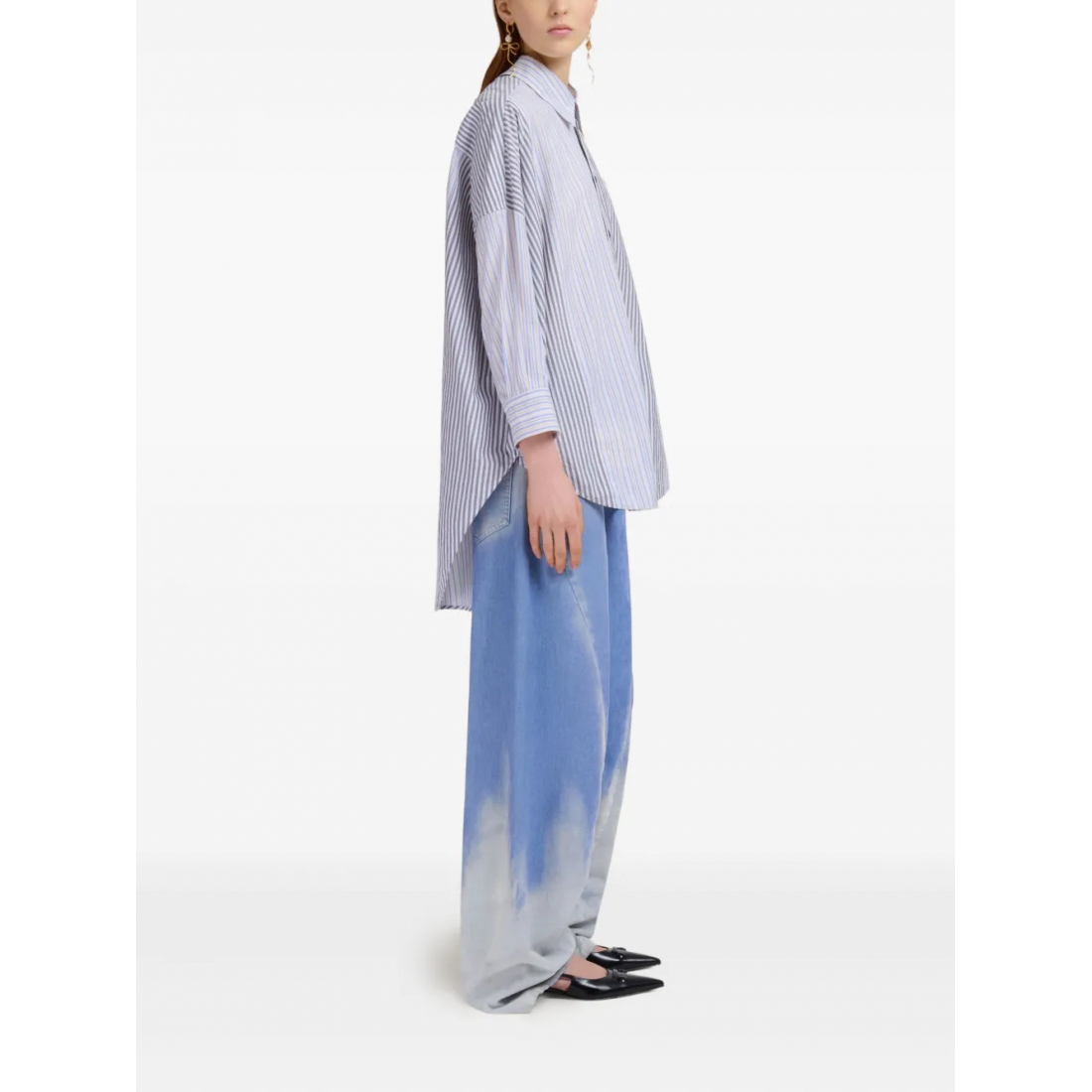 Chemise 'Striped Cotton' pour Femmes