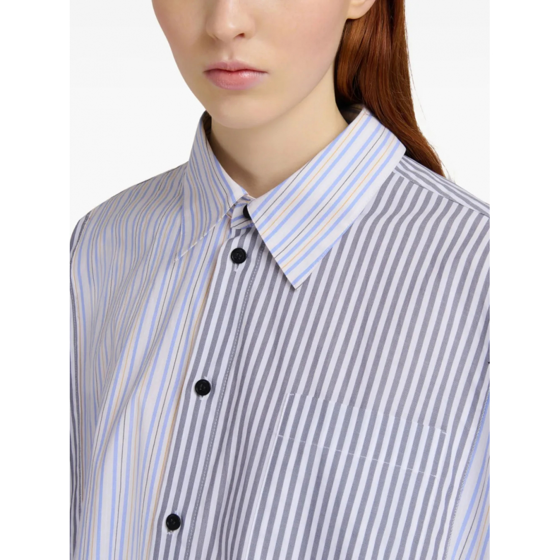 Chemise 'Striped Cotton' pour Femmes