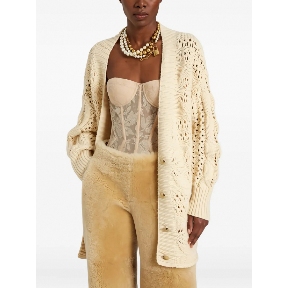 Cardigan 'Openwork' pour Femmes