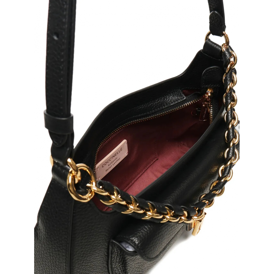 Women's 'Beat Chain-Trimmed' Shoulder Bag