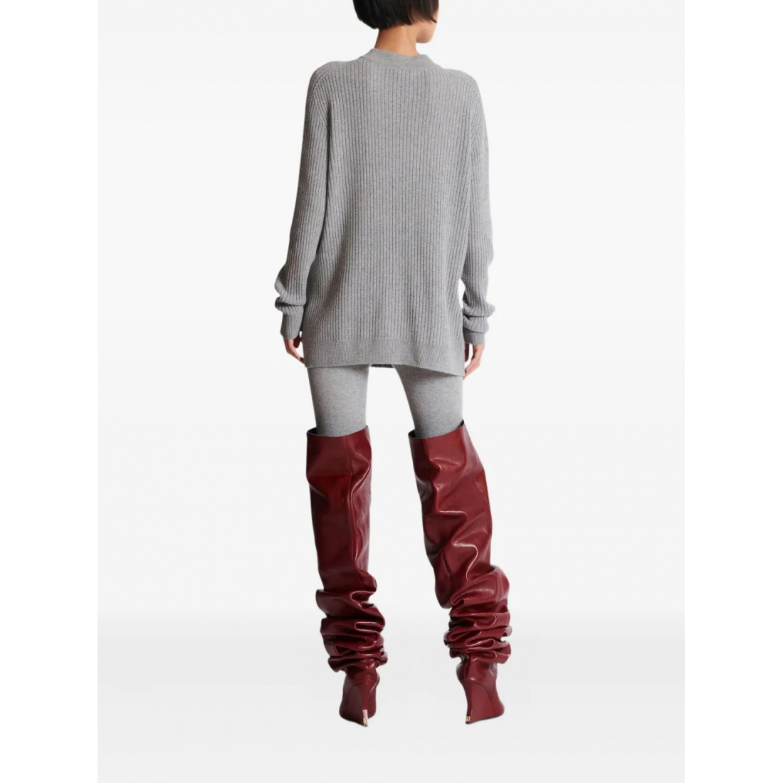 Women's 'Ribbed Buttoned' Cardigan