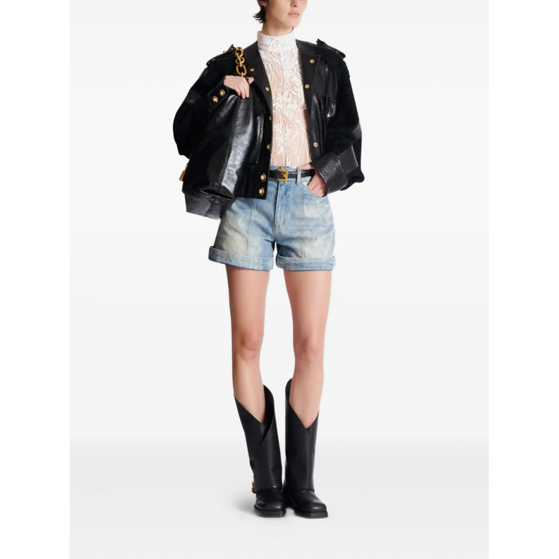 Women's 'Long-Sleeved Lace' Bodysuit