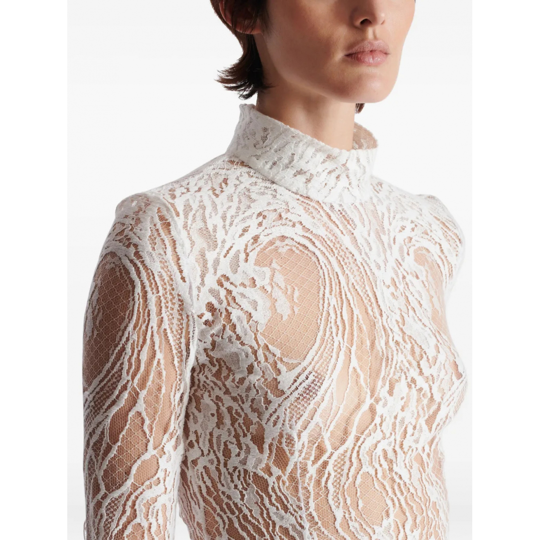 Women's 'Long-Sleeved Lace' Bodysuit