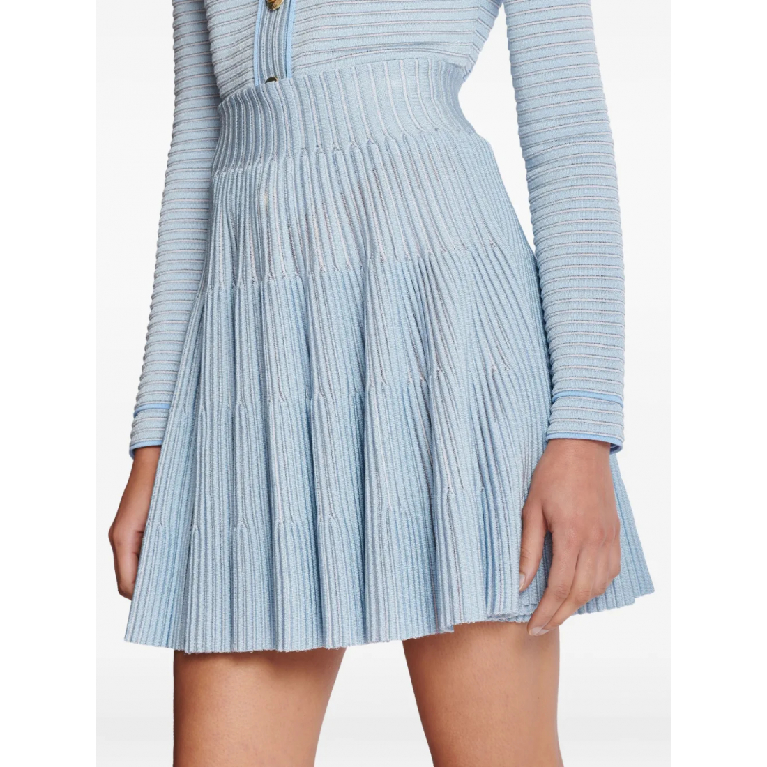 Mini Jupe 'Ribbed-Knit' pour Femmes