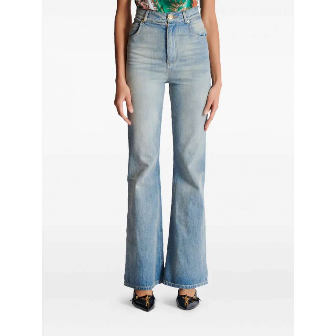 Women's 'Logo-Patch' Jeans