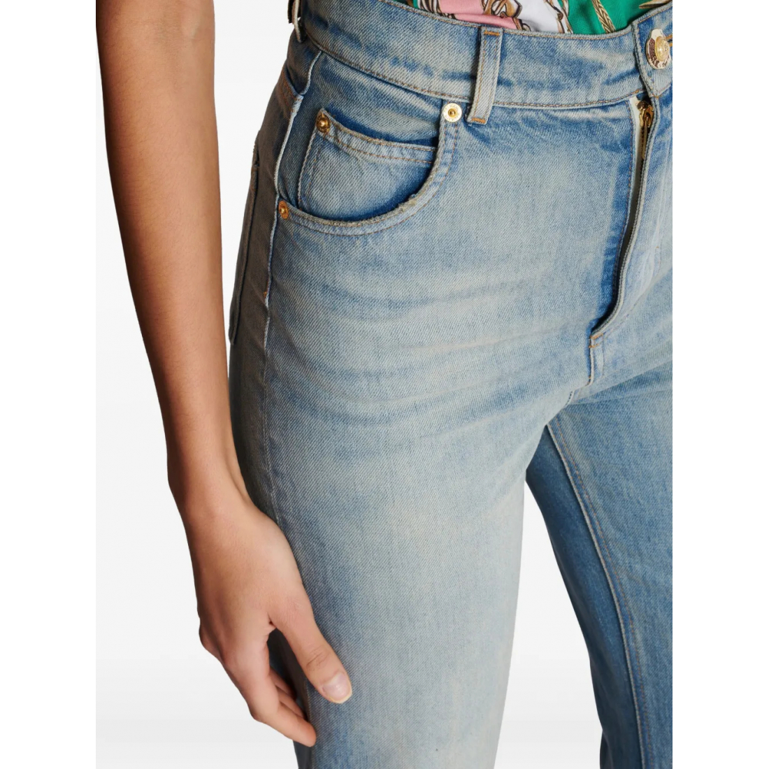Women's 'Logo-Patch' Jeans