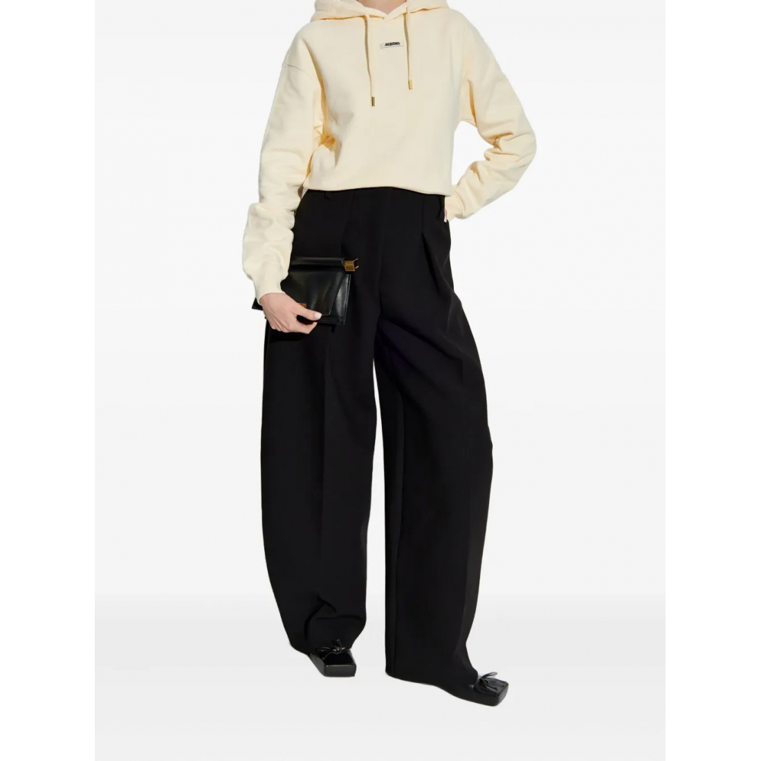 Sweatshirt à capuche  'Logo-Patch' pour Femmes