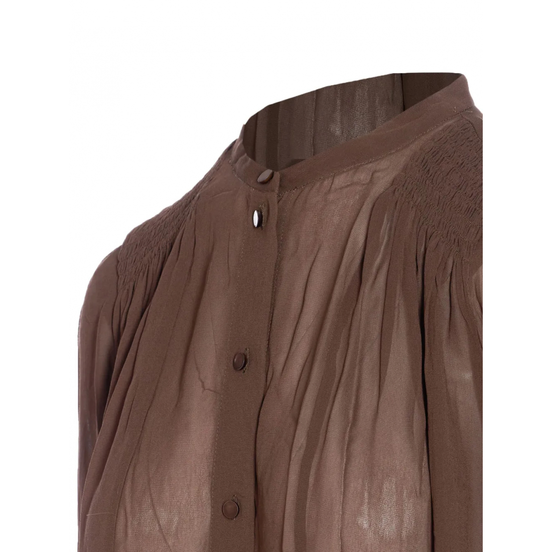 Chemise 'Button-Front Sheer' pour Femmes