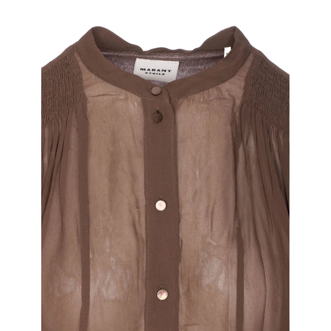 Chemise 'Button-Front Sheer' pour Femmes