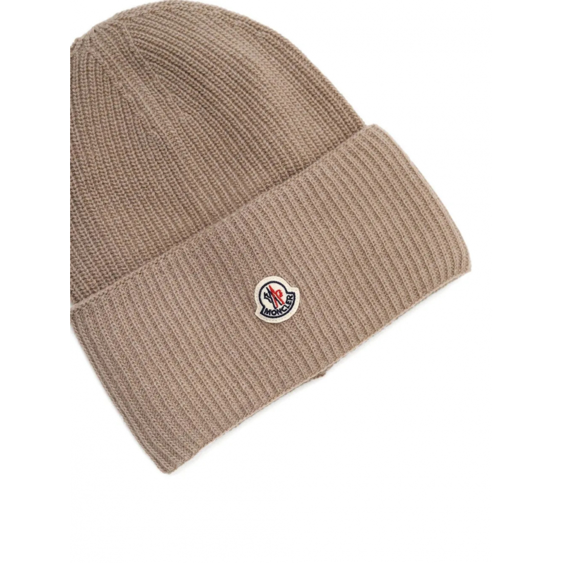Bonnet 'Ribbed Logo-Patch' pour Femmes