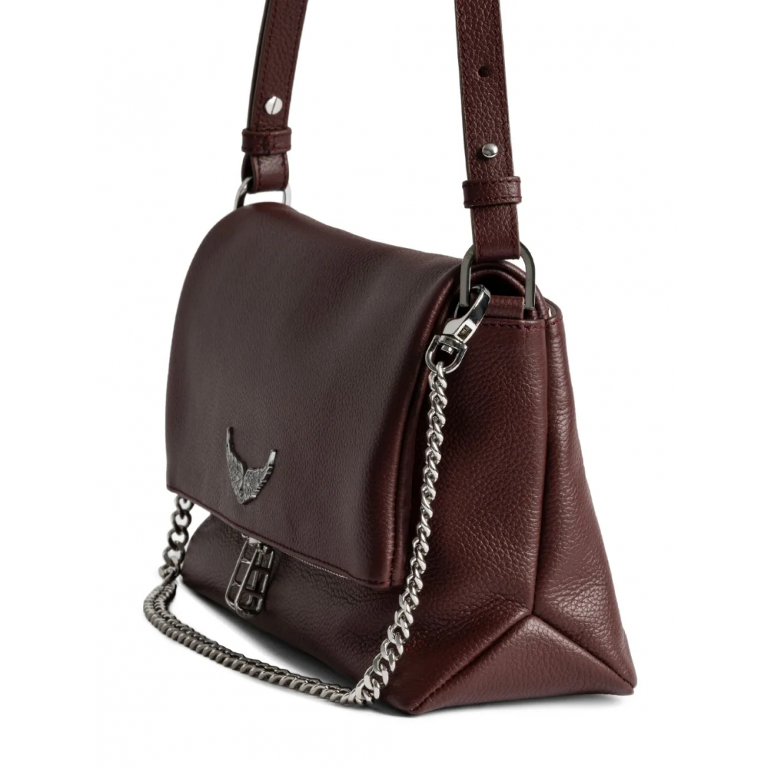 Sac 'Rock Wing-Detail Chain-Strap' pour Femmes