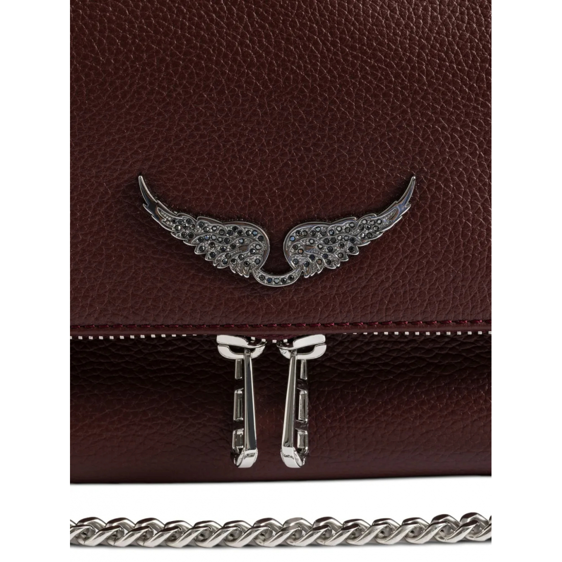 Sac 'Rock Wing-Detail Chain-Strap' pour Femmes
