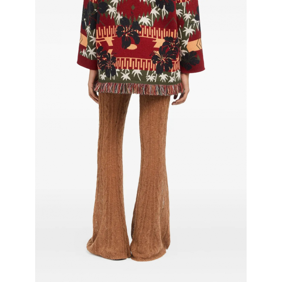 Cardigan 'Icon Jacquard Fringed' pour Femmes