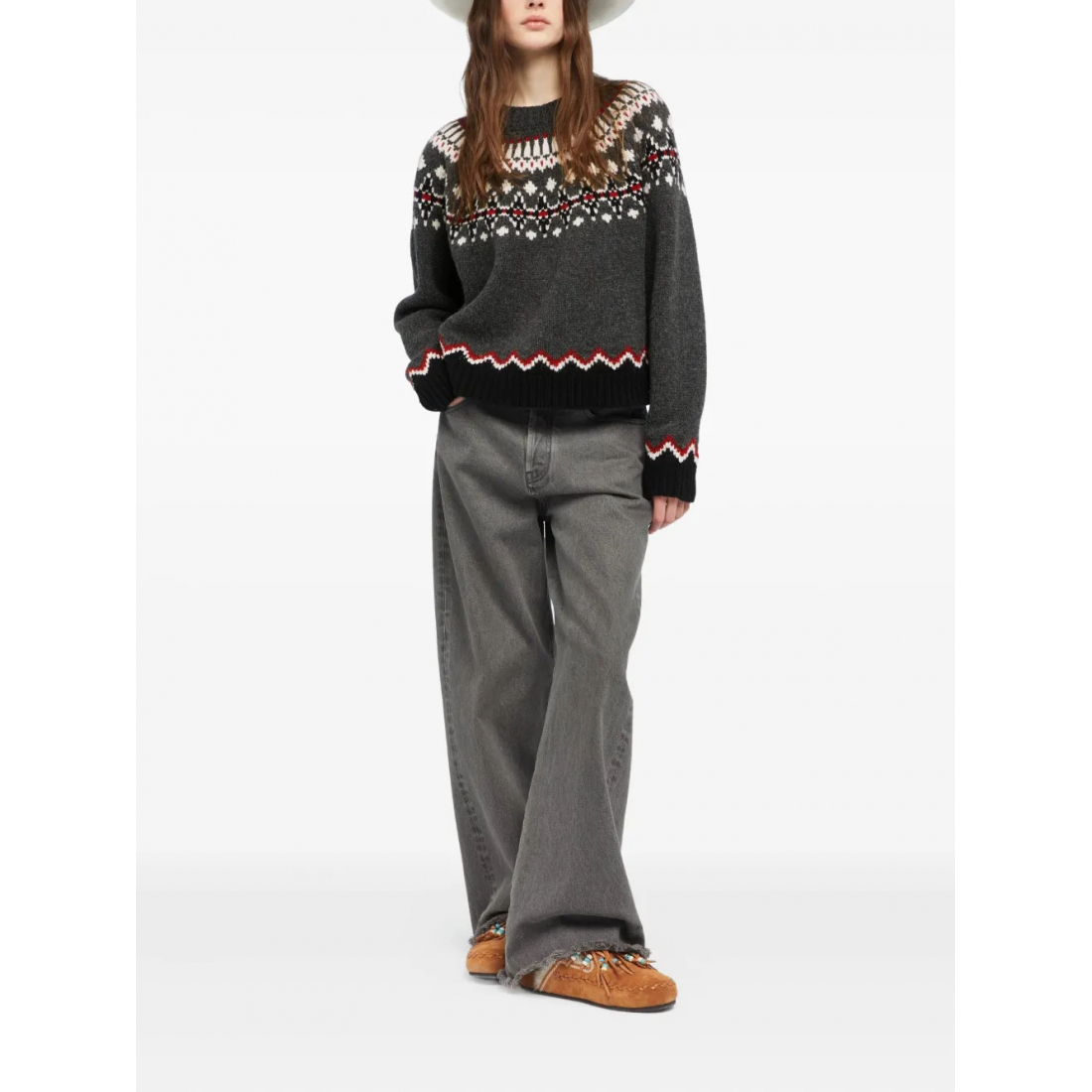 Pull 'Fairisle-Pattern' pour Femmes