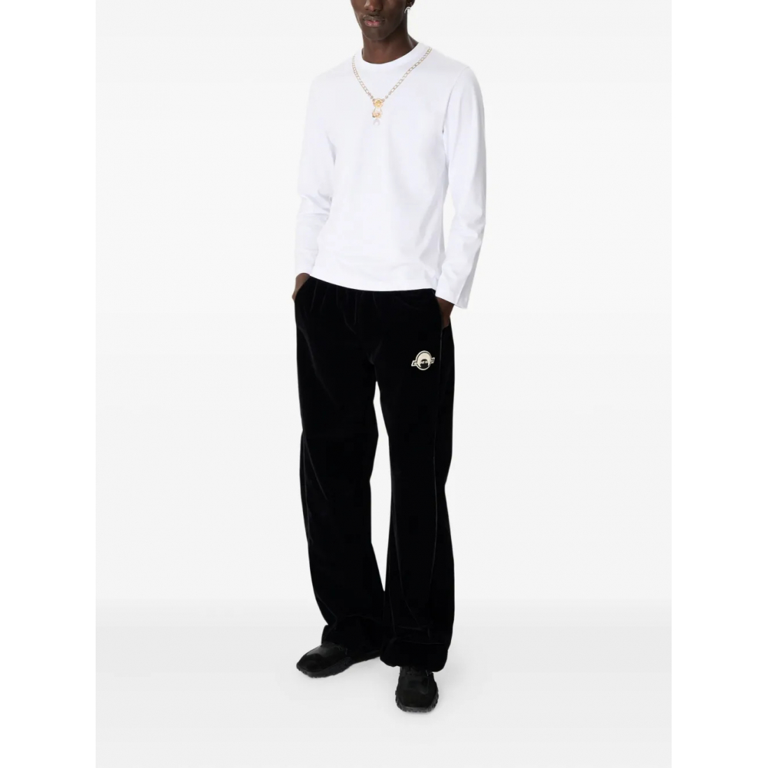 Pull 'Necklace-Print Long-Sleeve' pour Femmes