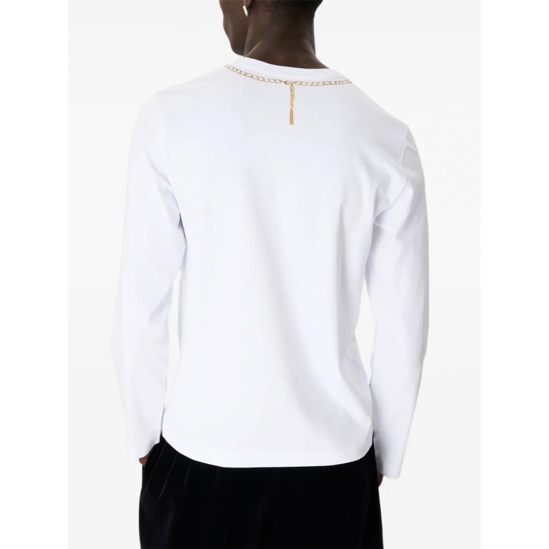 Pull 'Necklace-Print Long-Sleeve' pour Femmes