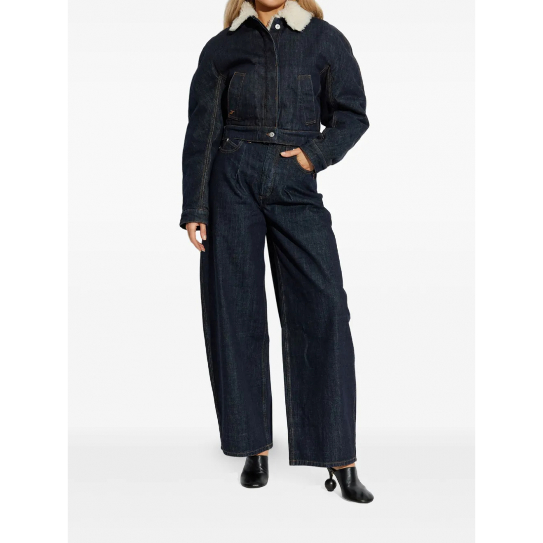 Blouson bomber 'Ovalo De Nîmes Denim' pour Femmes