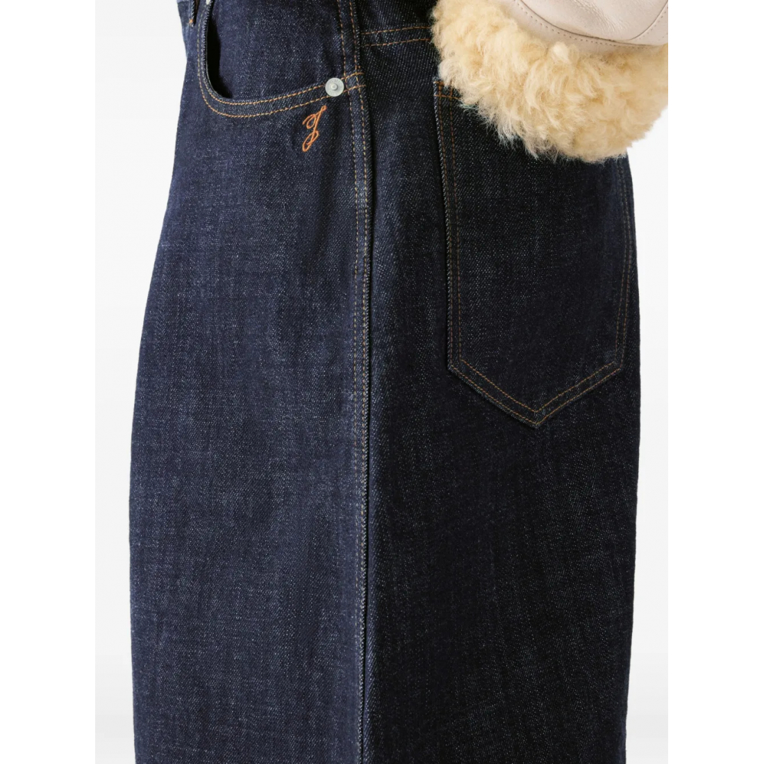 Jeans 'Le De-Nîmes Ovalo Pleated' pour Femmes