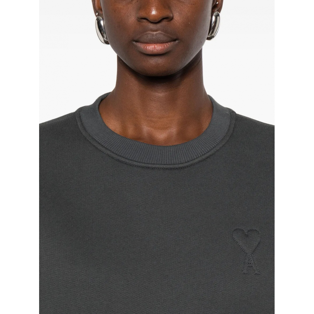 Sweatshirt 'Logo-Embossed' pour Femmes