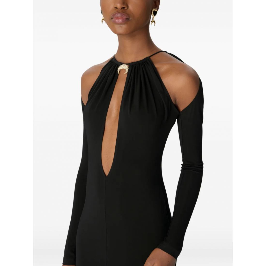 Robe maxi 'Draped Keyhole' pour Femmes