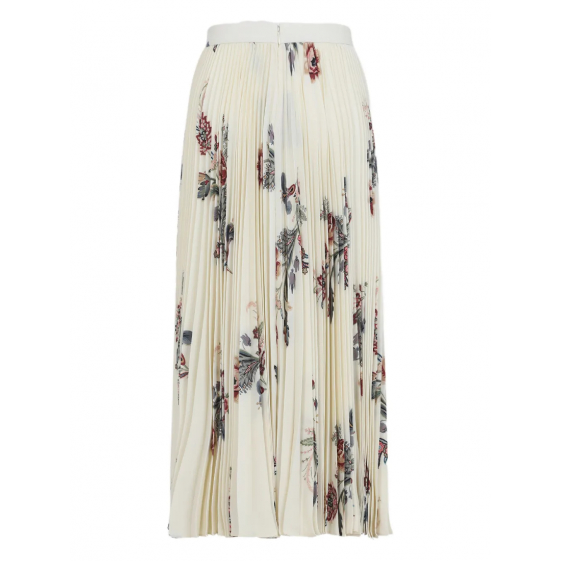 Jupe Midi 'Pleated Floral-Print' pour Femmes