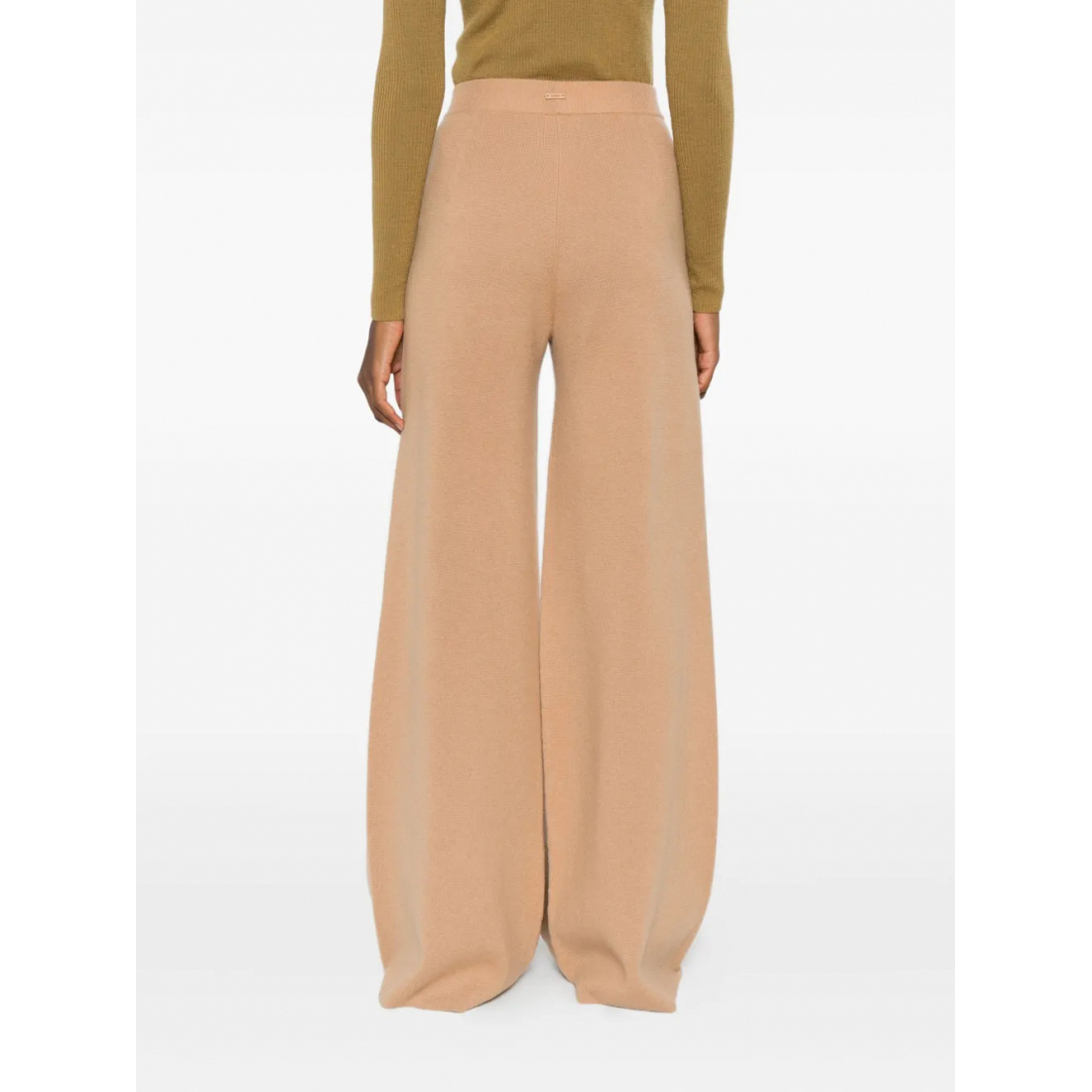 Pantalon 'Knitted Ribbed-Waist' pour Femmes