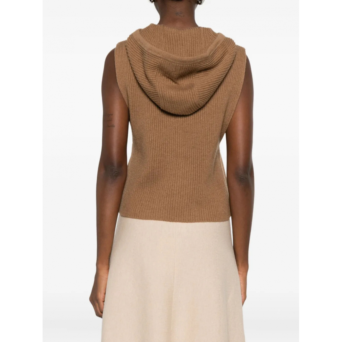 Gilet 'Hooded Zip-Front' pour Femmes