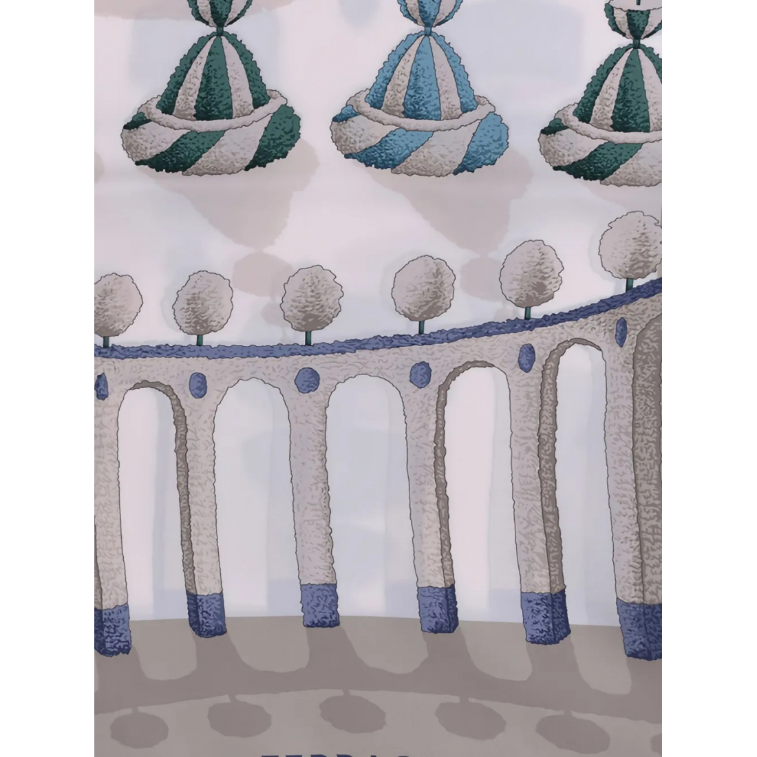 Foulard 'Garden-Print' pour Femmes