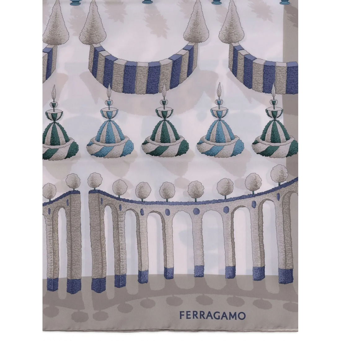 Foulard 'Garden-Print' pour Femmes