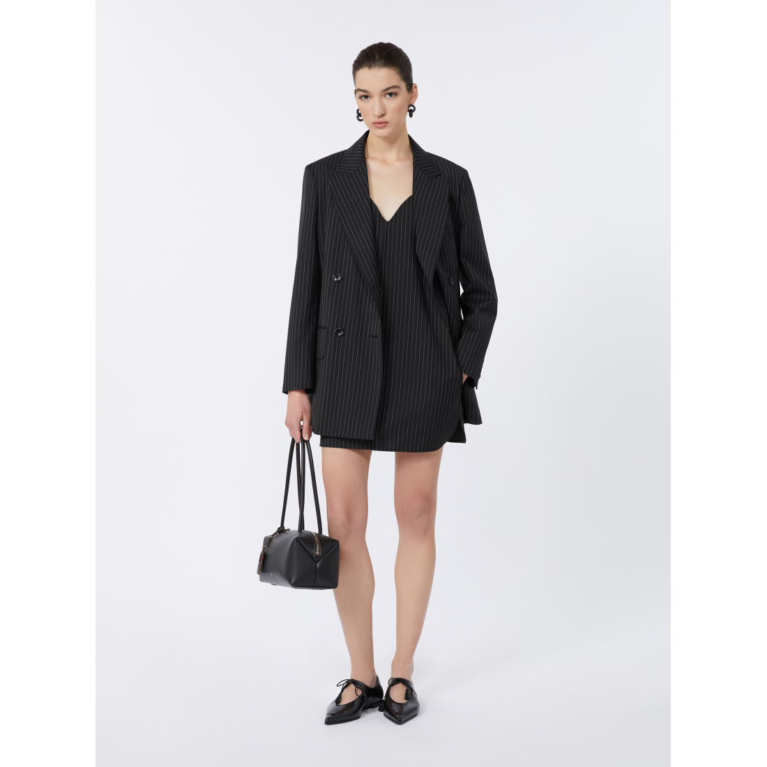 Blazer 'Double-Breasted Pinstripe' pour Femmes
