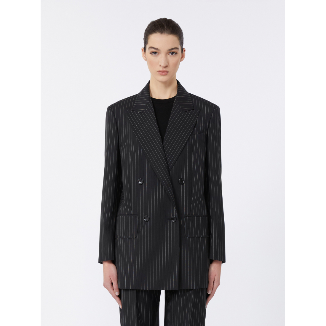Blazer 'Double-Breasted Pinstripe' pour Femmes