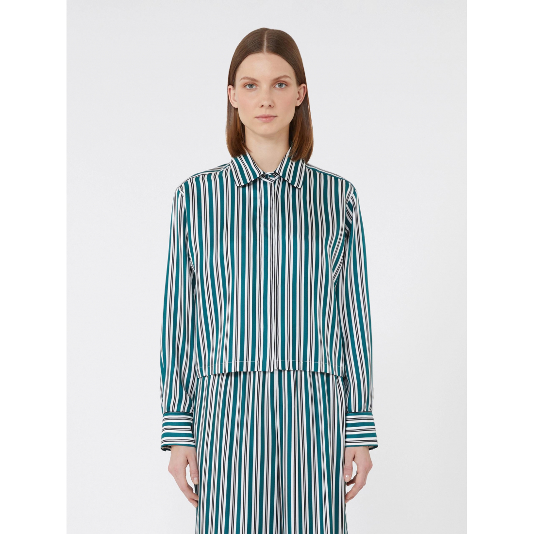 Chemise 'Printed Cropped' pour Femmes