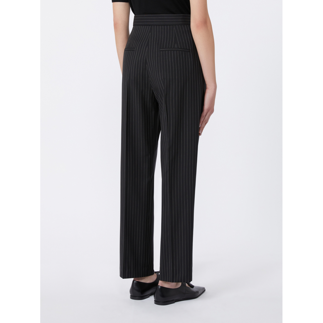 Pantalon 'Woollen Cloth Carrot-Fit' pour Femmes