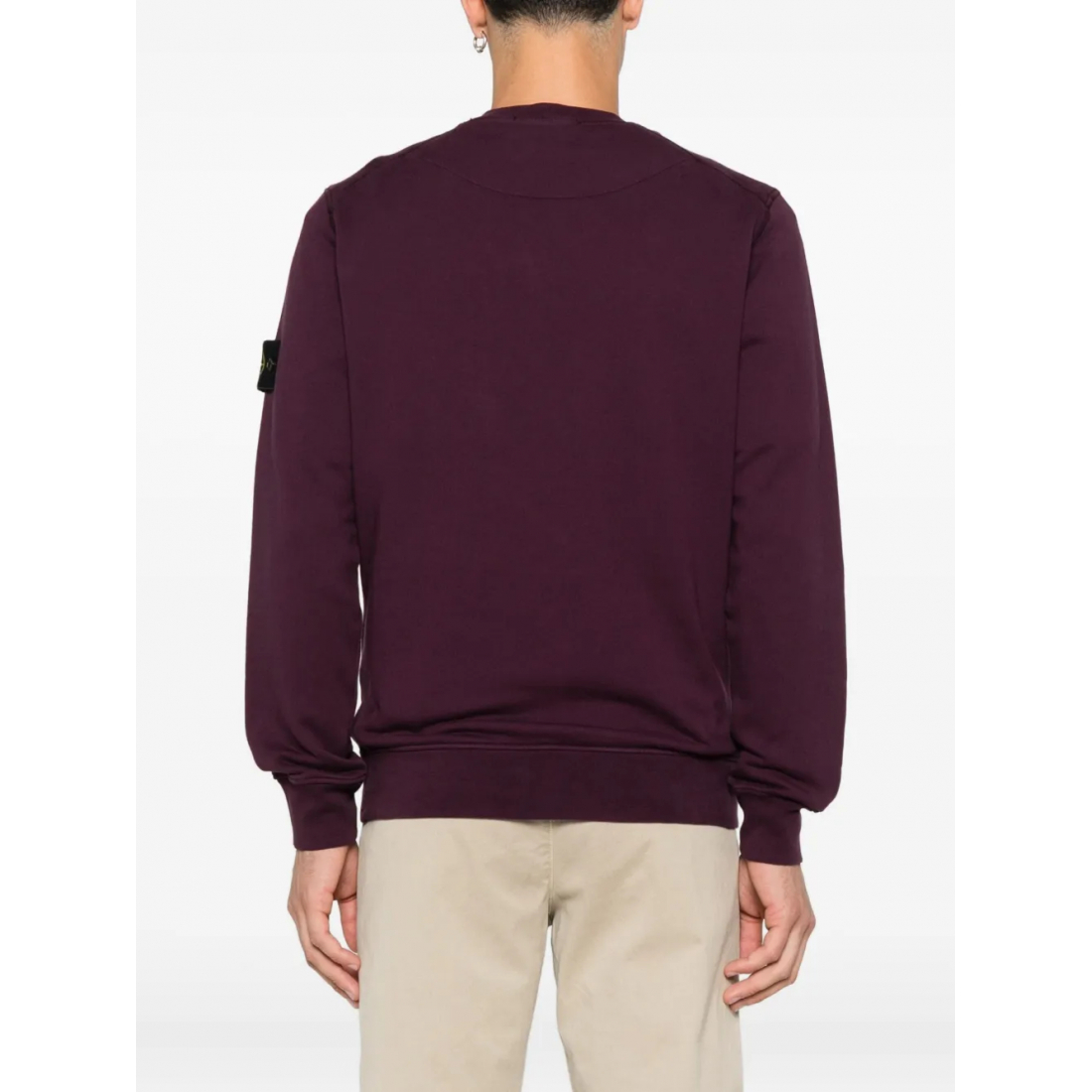 Sweatshirt 'Logo-Patch Crew Neck' pour Hommes