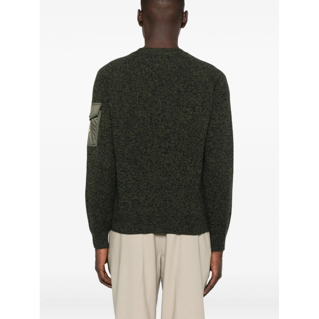 Pull 'Crew Neck Patch Pocket' pour Hommes