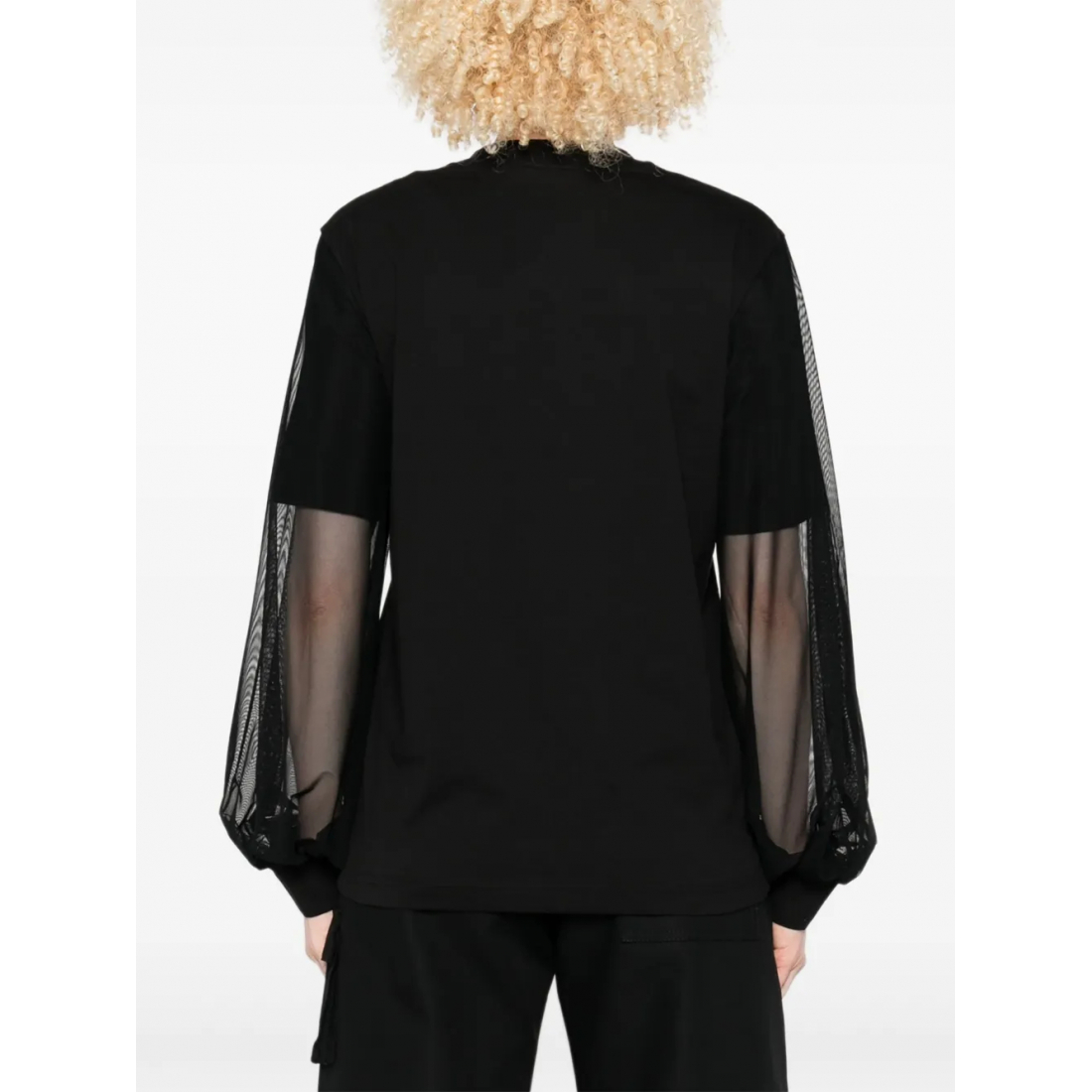 Sweatshirt 'Mesh-Insert' pour Femmes