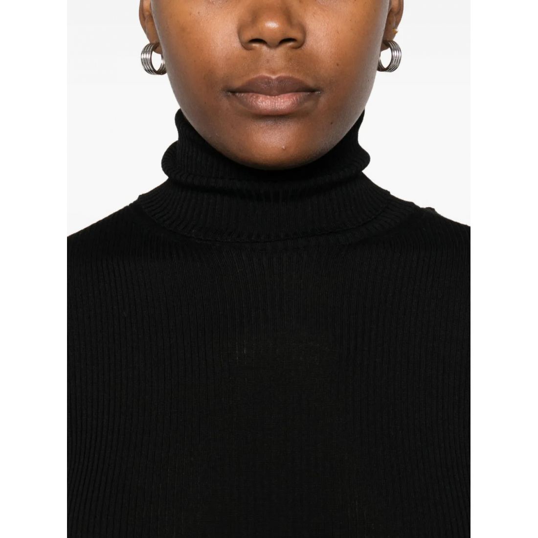Pull 'Ribbed Turtleneck' pour Femmes