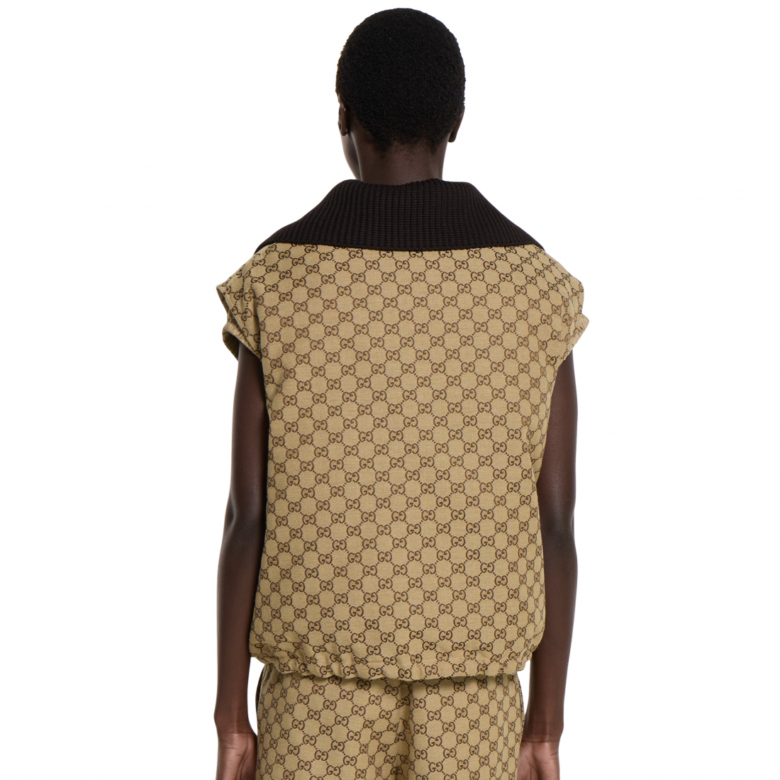 Gilet matelassé 'Gg Label' pour Femmes