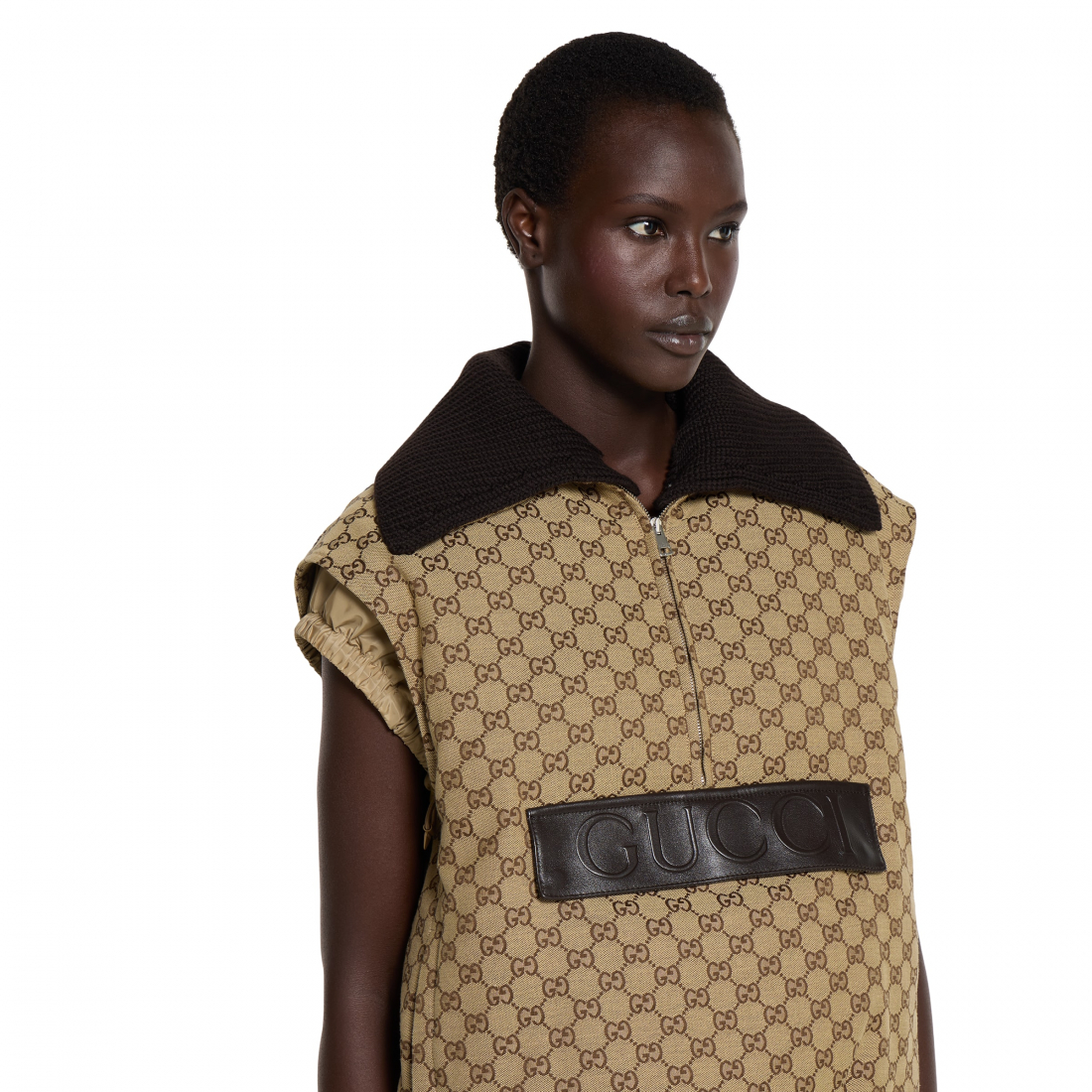 Gilet matelassé 'Gg Label' pour Femmes