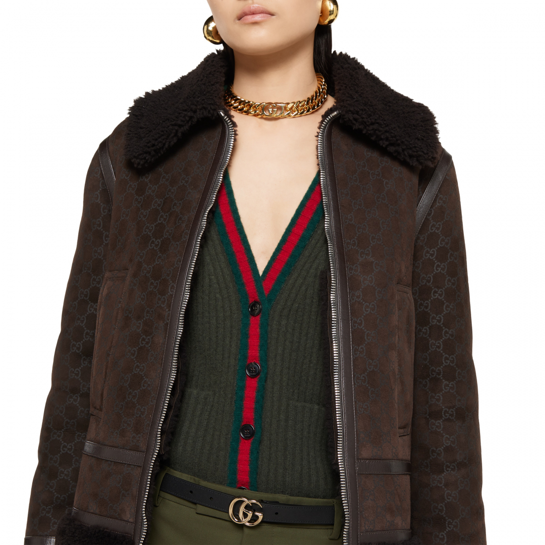 Gilet 'Rib Felted Cardigan' pour Femmes