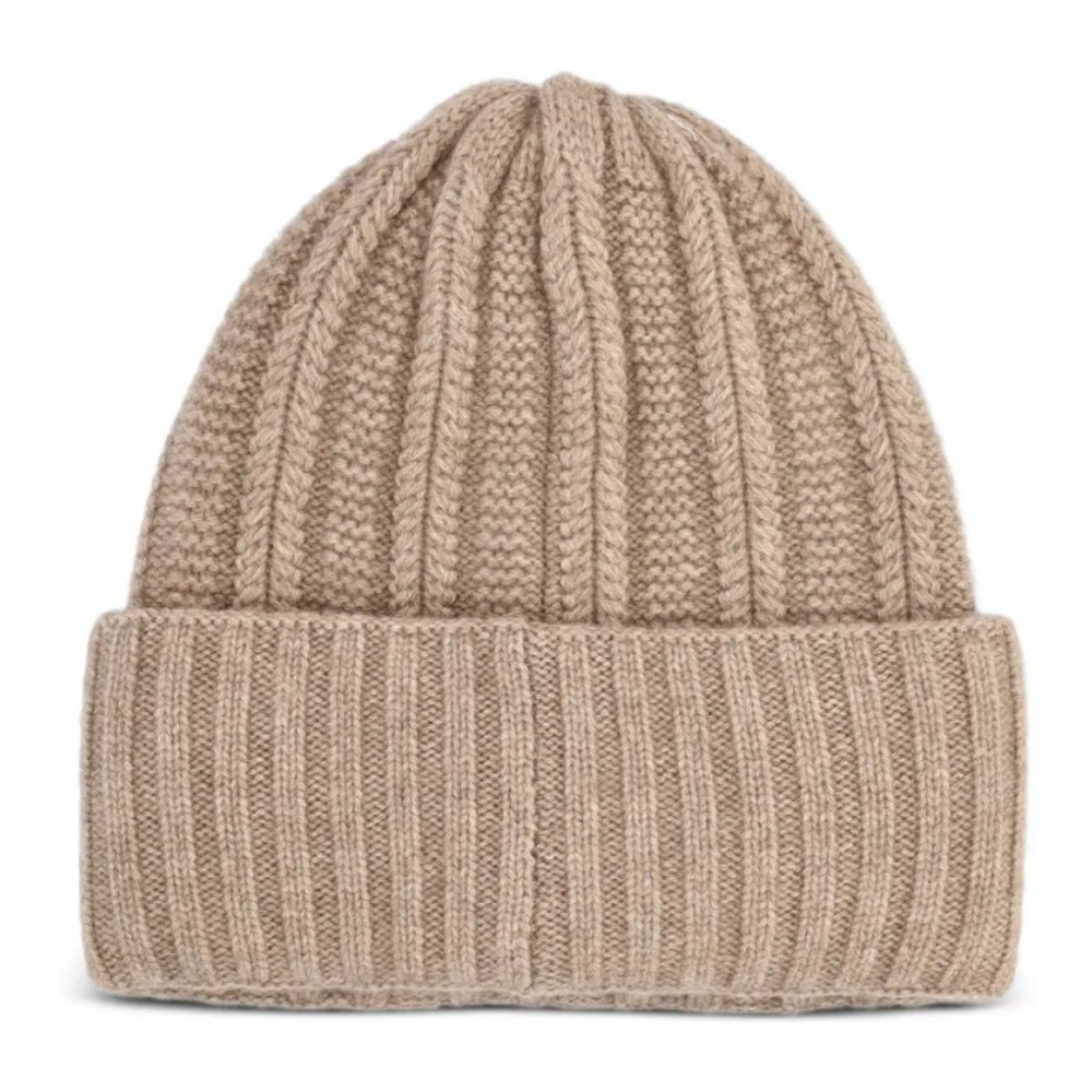 Bonnet 'Ribbed Logo' pour Femmes