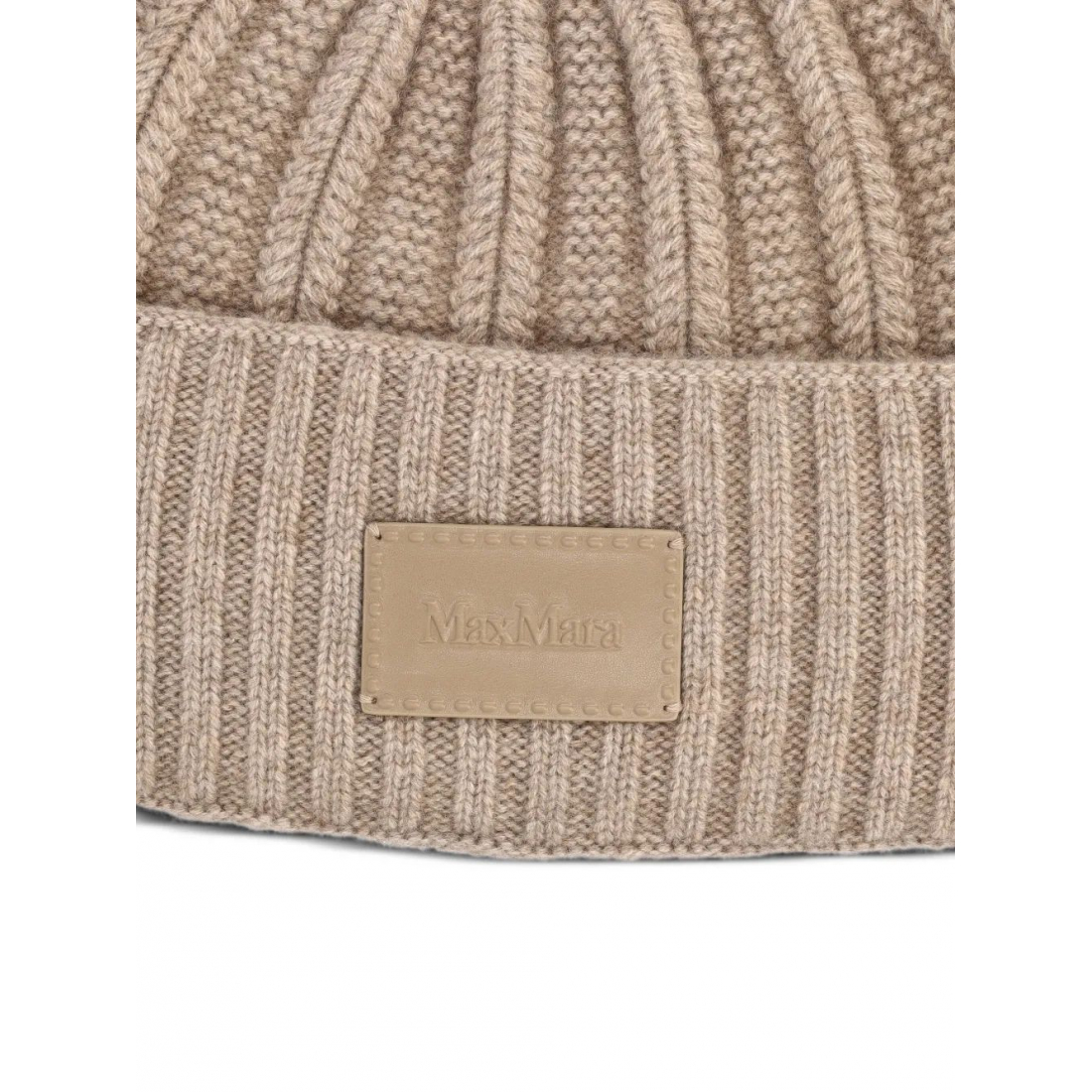 Bonnet 'Ribbed Logo' pour Femmes