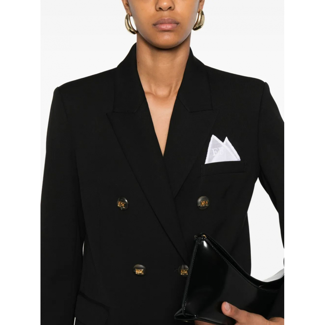 Blazer 'Double-Breasted Golden-Button' pour Femmes