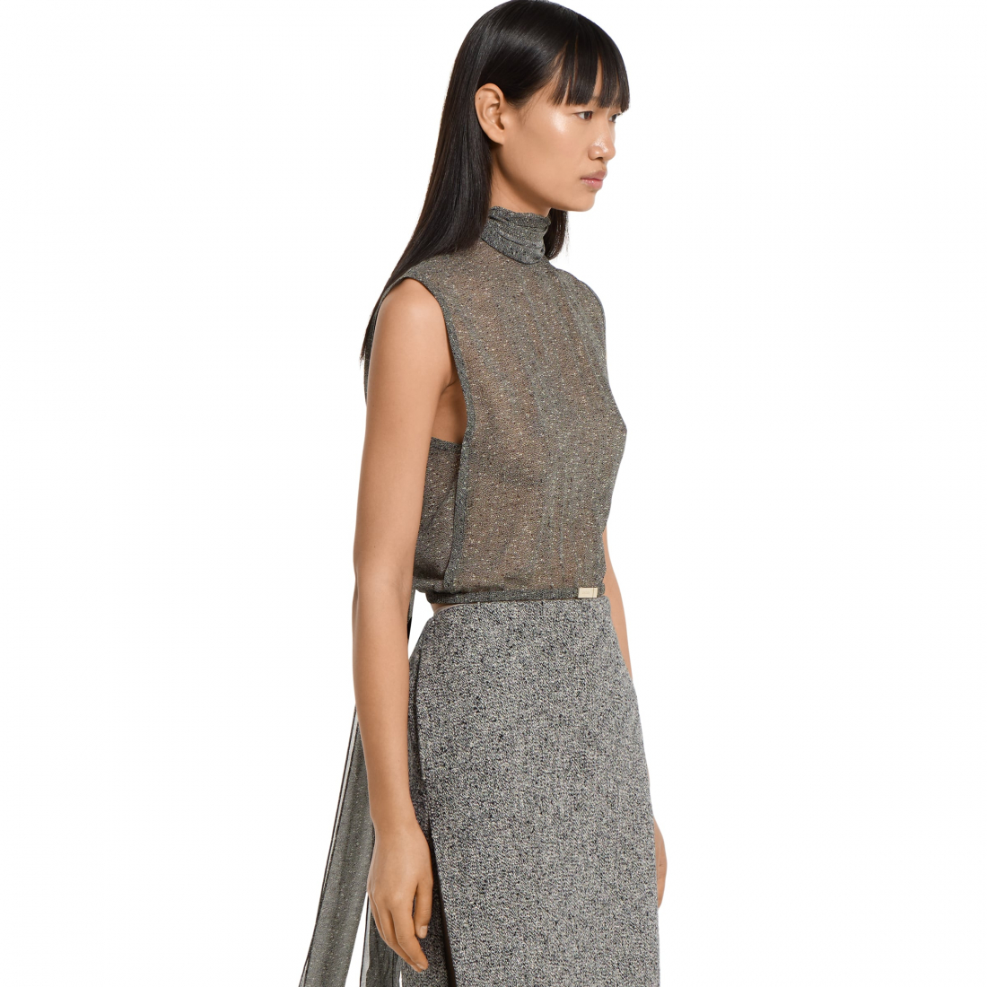 Women's 'Georgette' Turtleneck Top