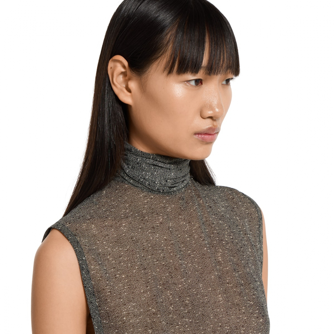 Women's 'Georgette' Turtleneck Top