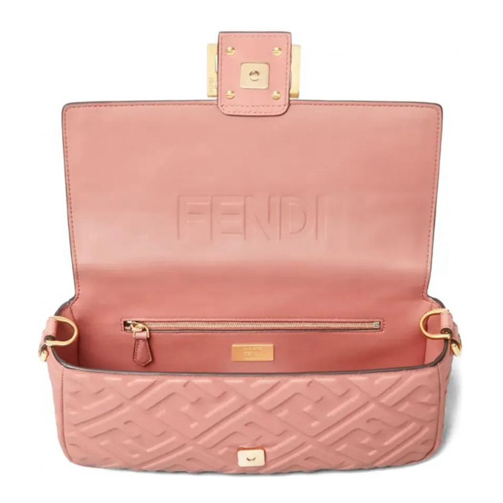 'Baguette® FF Motif-Embossed' Schultertasche für Damen